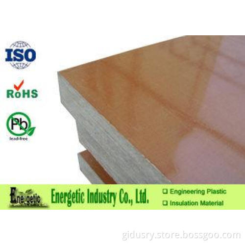 RoHS Phenolic Plastic Sheets , 1020mm x 2020mm Phenolic Cot